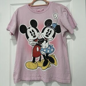 Disney - Mickey & Minnie Mouse - Unisex‎ Pink T-Shirt Size 1X -NWOT